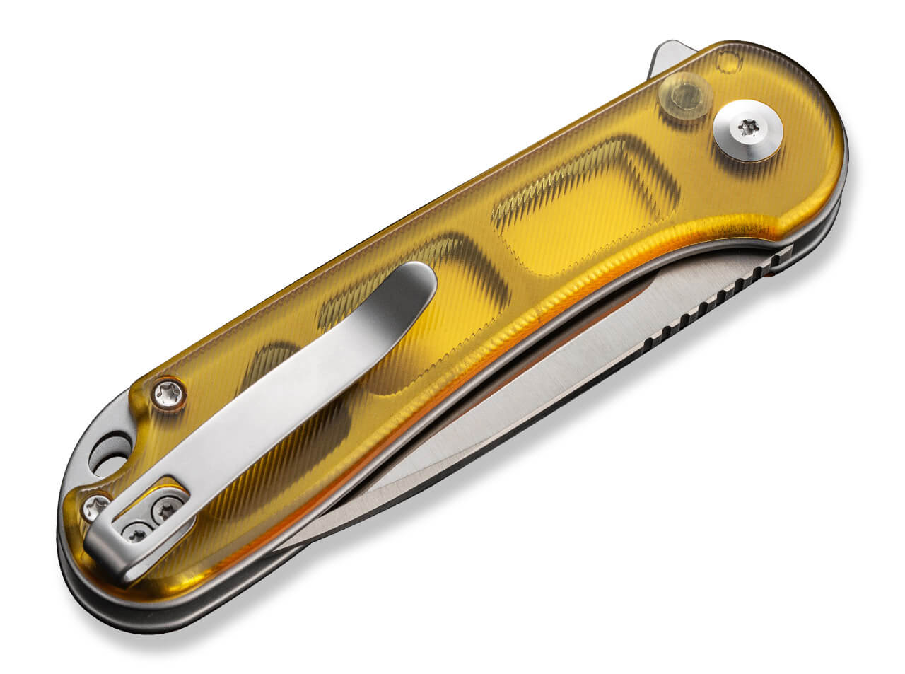 CIVIVI Button Lock Elementum II Ultem Amber