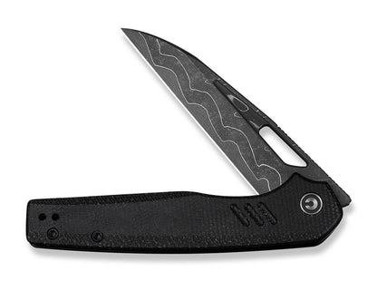 CIVIVI Guile Damascus Black Micarta