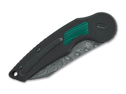 Fox Knives Jupiter Titanium Malachite Damascus