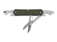 Fox Knives Vulpis 130-F3 Grenade Pattern Aluminum Green