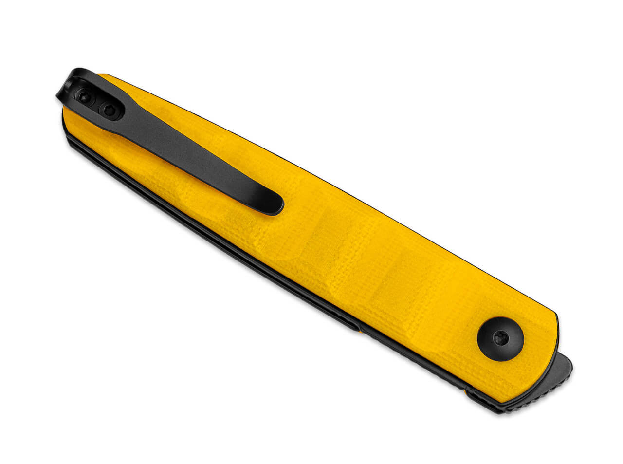 Kizer Bamboo Nitro-V Black PVD Yellow G10