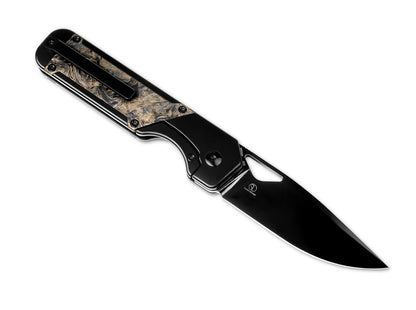 Kizer Militaw S45VN Ti-Fat Carbon