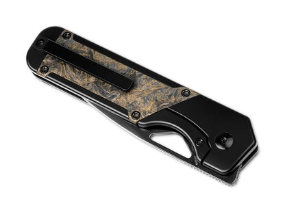 Kizer Militaw S45VN Ti-Fat Carbon