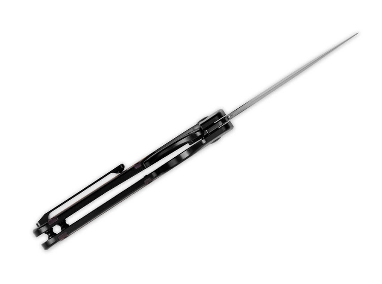 Kizer Militaw Titanium Fatcarbon Purple Haze