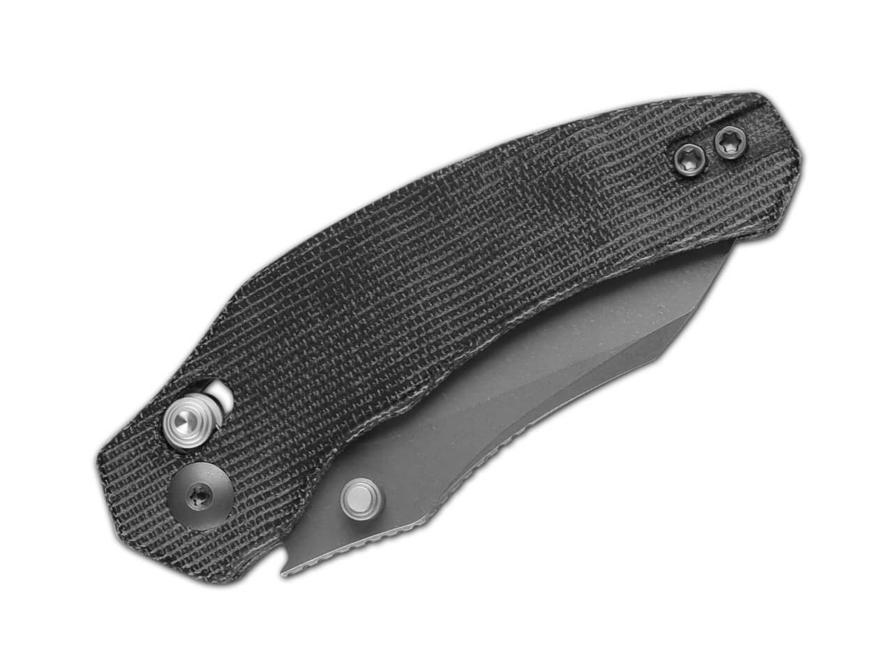 Kizer Mini Bulldog Nitro-V Green Micarta