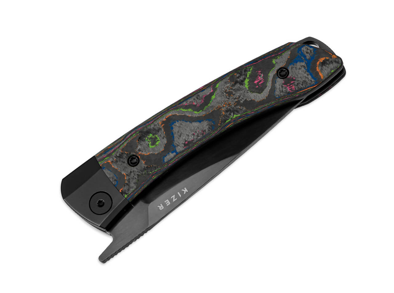 Kizer Mini MoMo S35VN Ti Camo CF 80's
