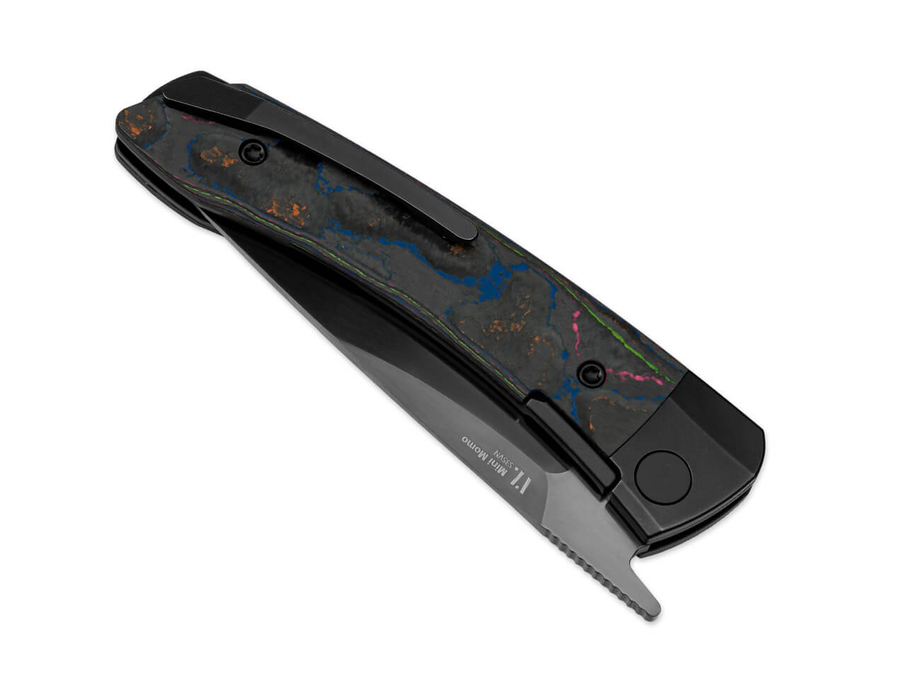 Kizer Mini MoMo S35VN Ti Camo CF 80's