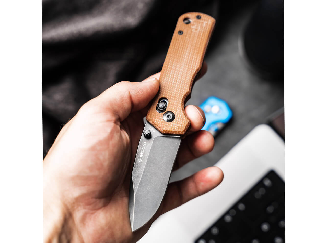 Magnum Rockstub Brown Micarta