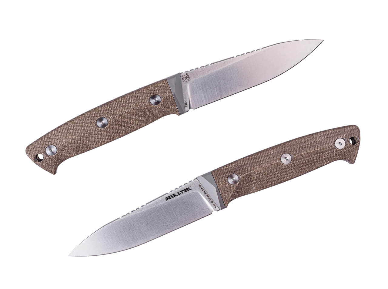 Real Steel Black Thorn K110 Natural Micarta