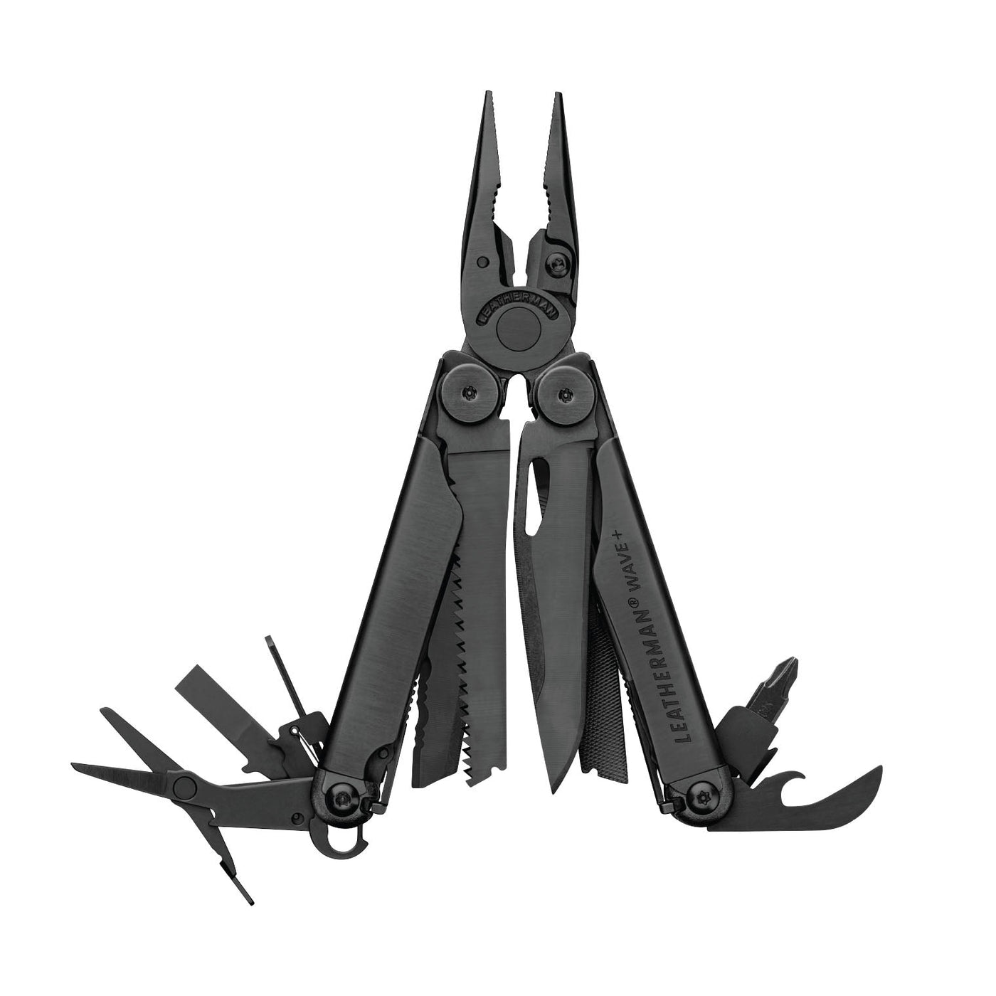 Leatherman Wave Plus Black multitool - open