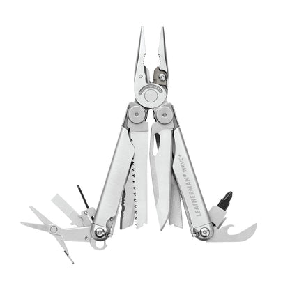 Leatherman Wave Plus multitool - open