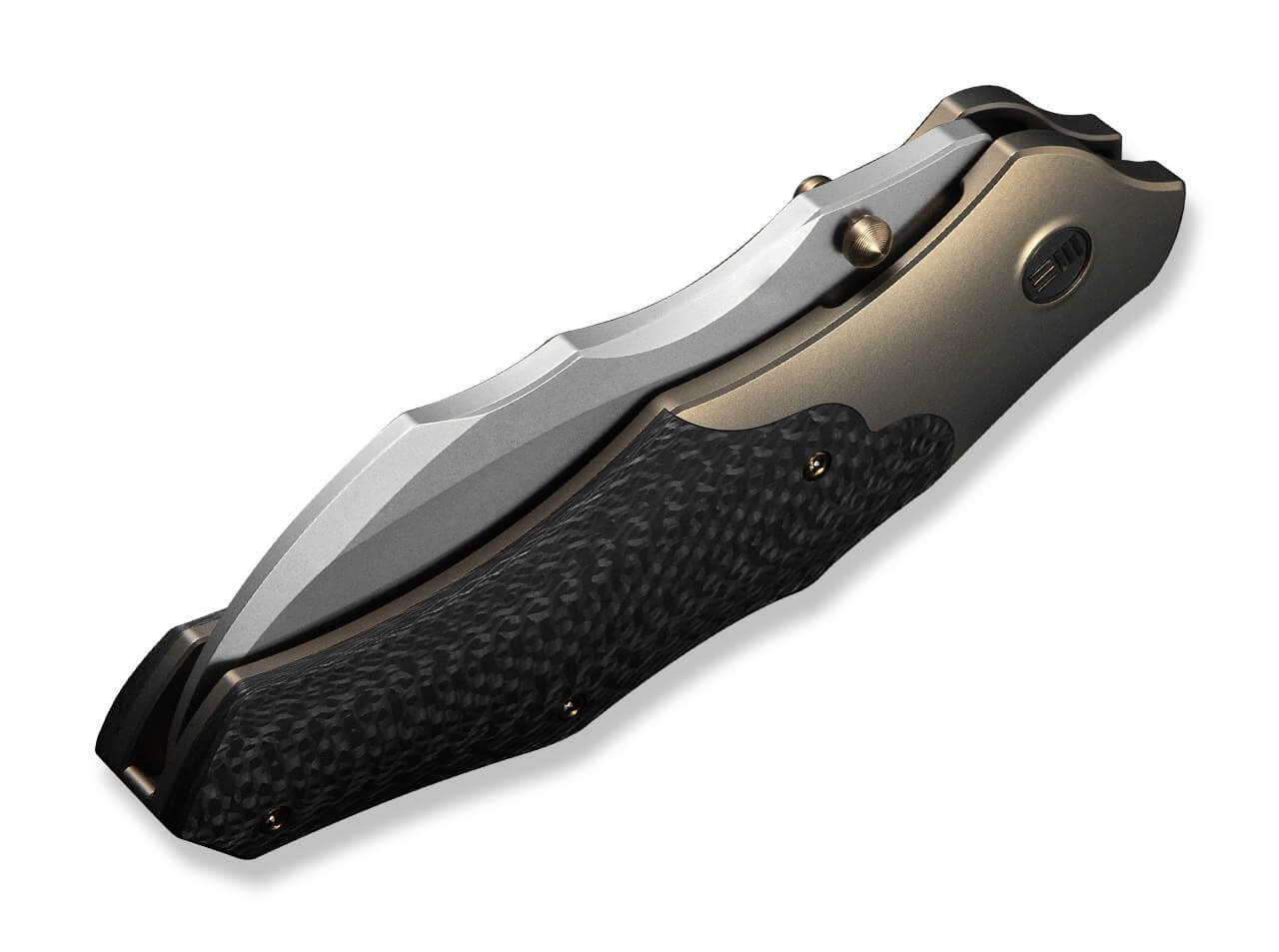 WE Knife Orc Boss 20CV Champagne Ti Twill CF